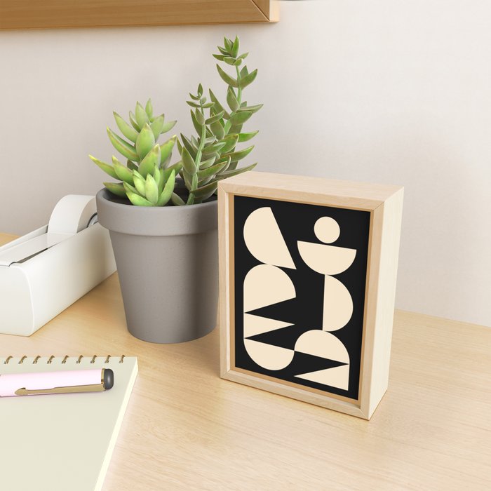 Modern geometric shapes 45 Mini Art Print Gallery Image 2