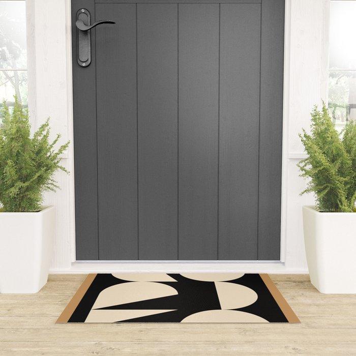 Modern geometric shapes 45 Welcome Mat Gallery Image 3