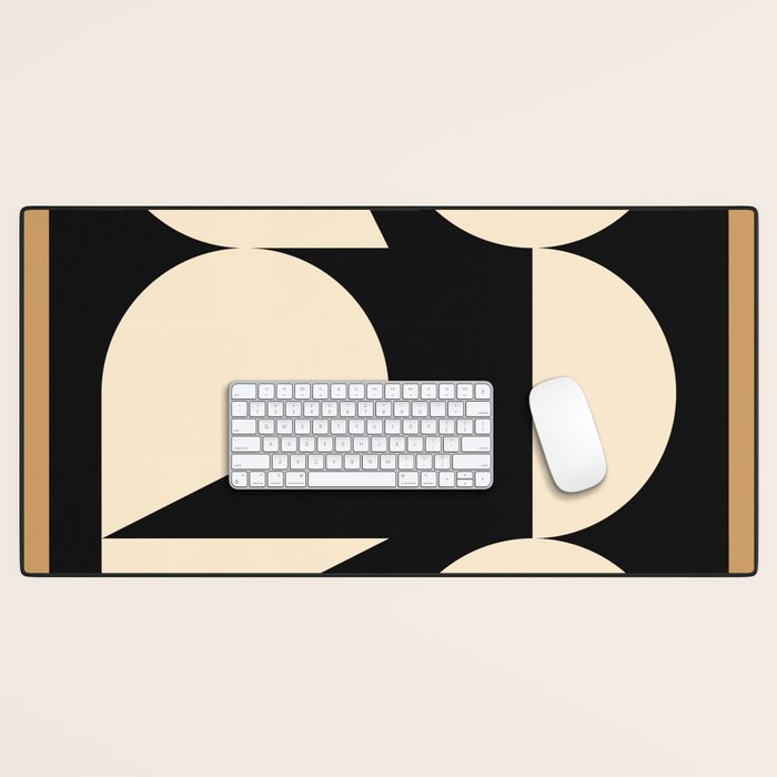 Modern geometric shapes 45 Desk Mat Gallery Image 1