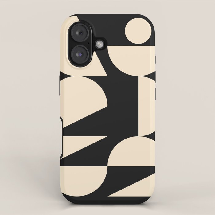 Modern geometric shapes 45 iPhone Case Gallery Image 1