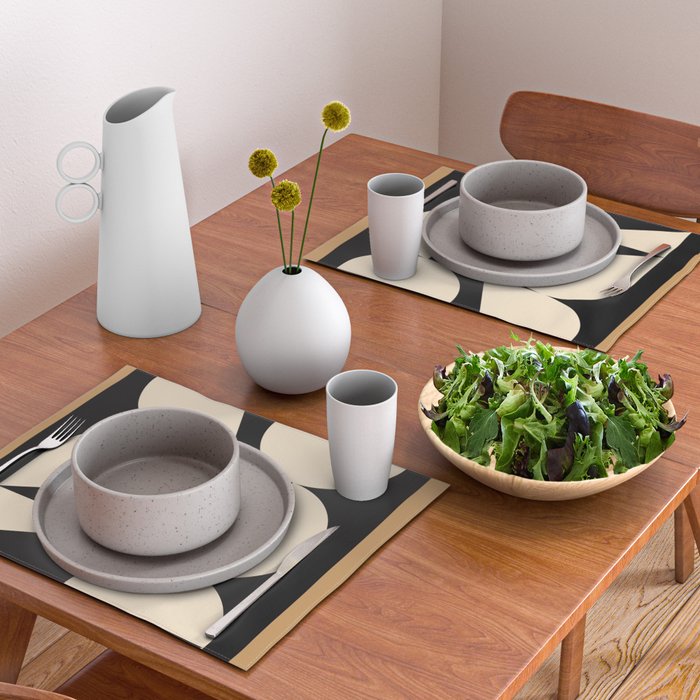 Modern geometric shapes 45 Placemat Gallery Image 2