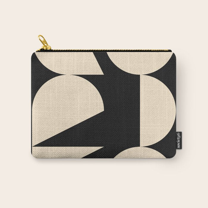 Modern geometric shapes 45 Carry All Pouch Gallery Image 1