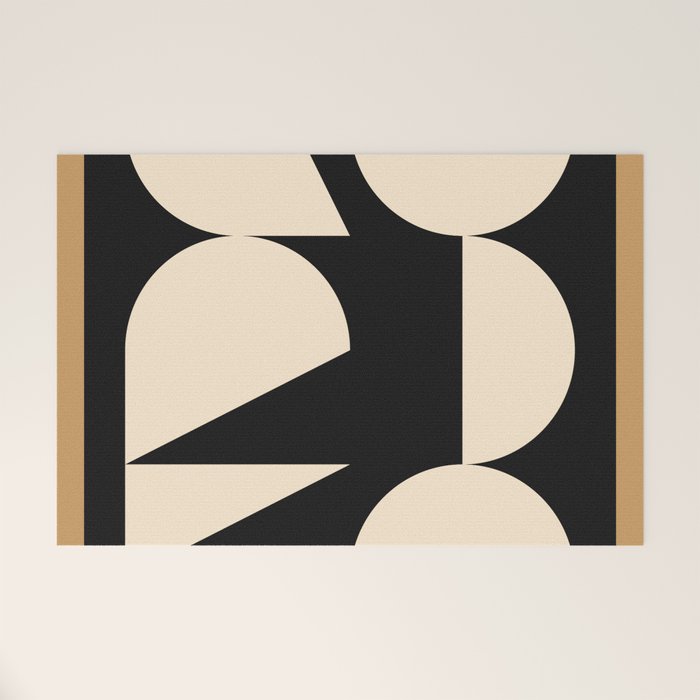 Modern geometric shapes 45 Welcome Mat Gallery Image 1