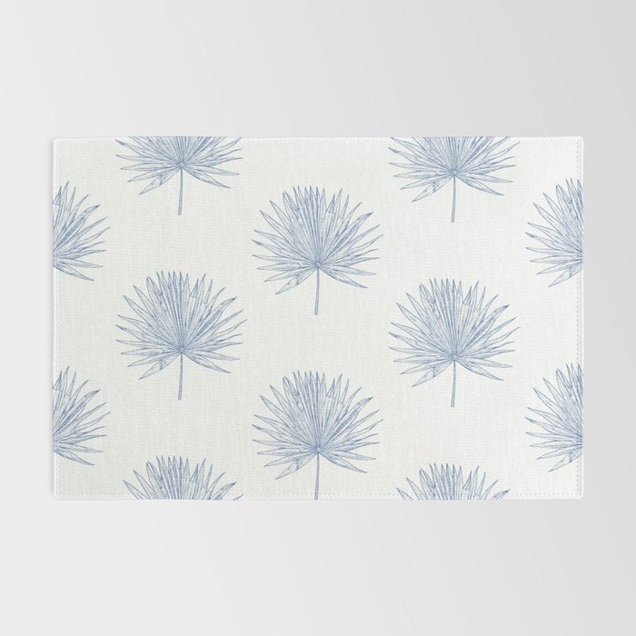 Palmetto Print - Blue Rug Gallery Image 2