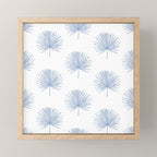 Palmetto Print - Blue Mini Art Print Gallery Image 1