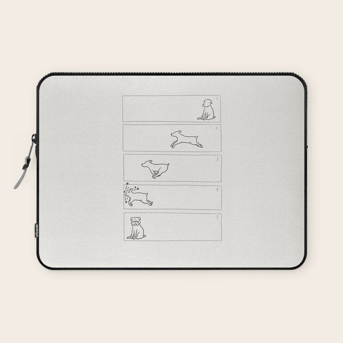 From Dog To Pug Laptop Sleeve Gallery Image 1