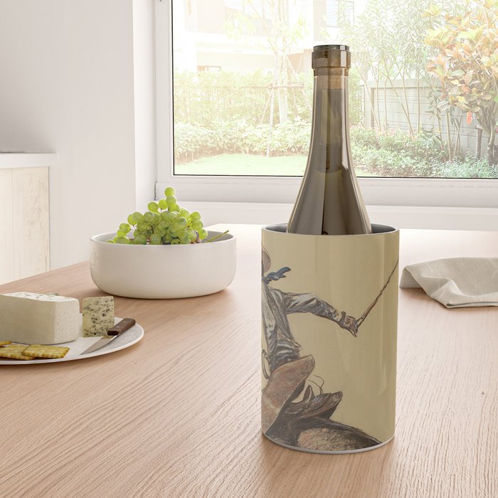 Bucking Horse Western Art by Will James Wine Chiller Gallery Image 4