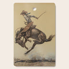 Bucking Horse Western Art by Will James Cutting Board Gallery Image 1