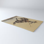 Bucking Horse Western Art by Will James Rug Gallery Image 3