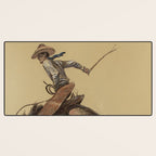 Bucking Horse Western Art by Will James Desk Mat Gallery Image 3