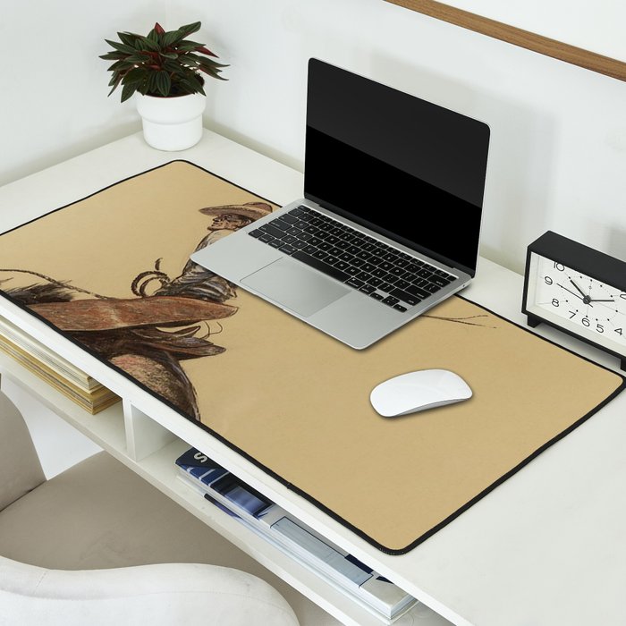 Bucking Horse Western Art by Will James Desk Mat Gallery Image 2