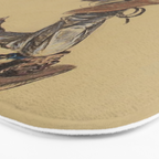 Bucking Horse Western Art by Will James Bath Mat Gallery Image 3