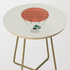 Cat Landscape 138: Hot Sun Balloon Side Table Gallery Image 2
