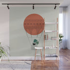 Cat Landscape 138: Hot Sun Balloon Wall Mural Gallery Image 1