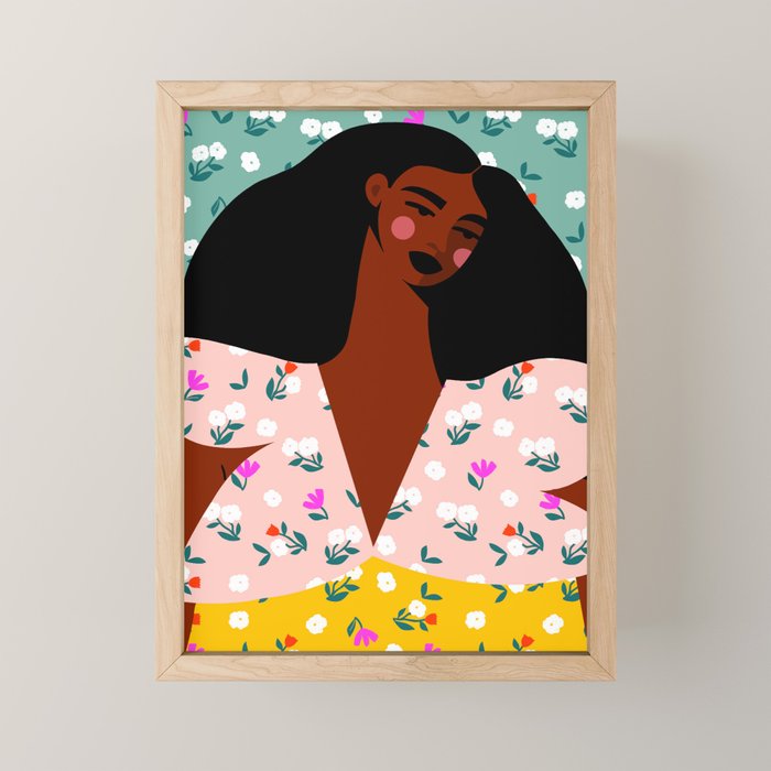 Dainty Floral Beauty Mini Art Print Gallery Image 1