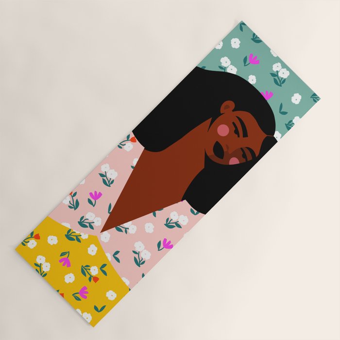 Dainty Floral Beauty Yoga Mat Gallery Image 1