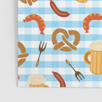 Oktoberfest Prezels Beer Sausages Poster Gallery Image 3