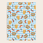 Oktoberfest Prezels Beer Sausages Poster Gallery Image 4