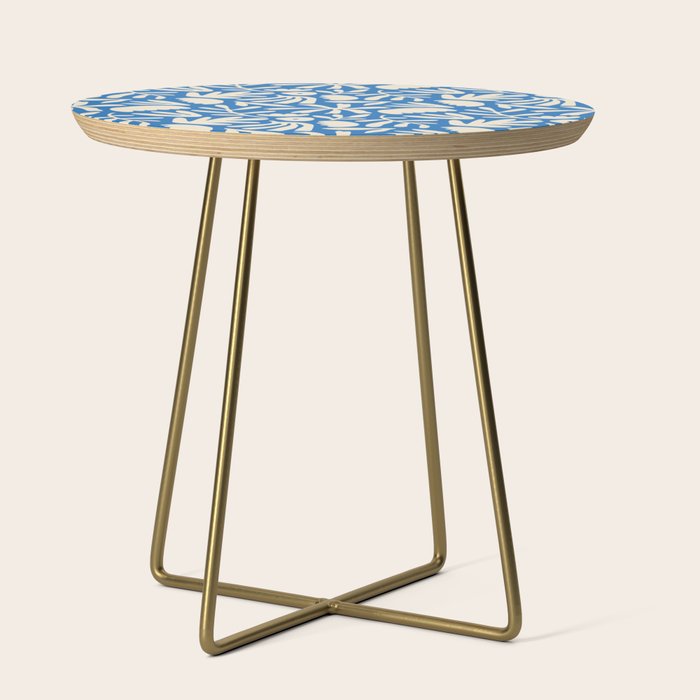 Organic nature flower shape art pattern Side Table Gallery Image 1