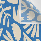 Organic nature flower shape art pattern Wall Tapestry Gallery Image 3