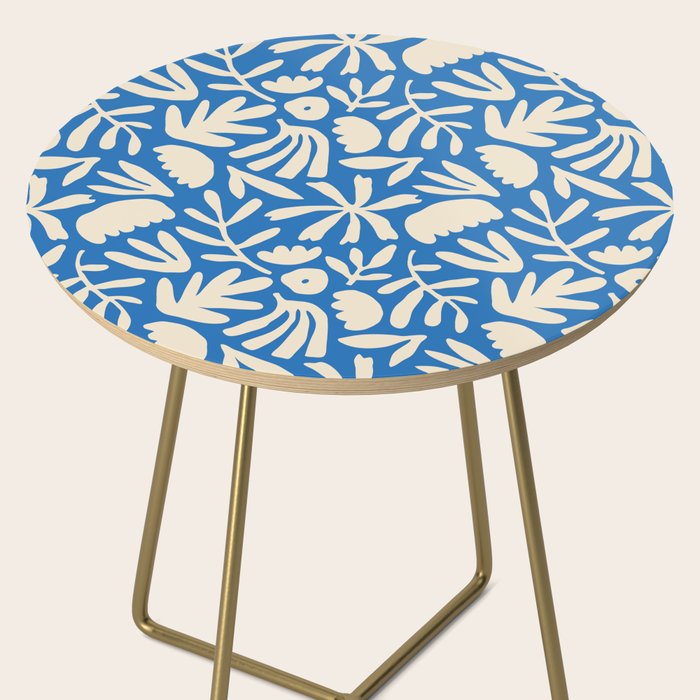 Organic nature flower shape art pattern Side Table Gallery Image 2