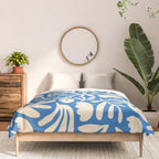 Organic nature flower shape art pattern Comforter Gallery Image 3