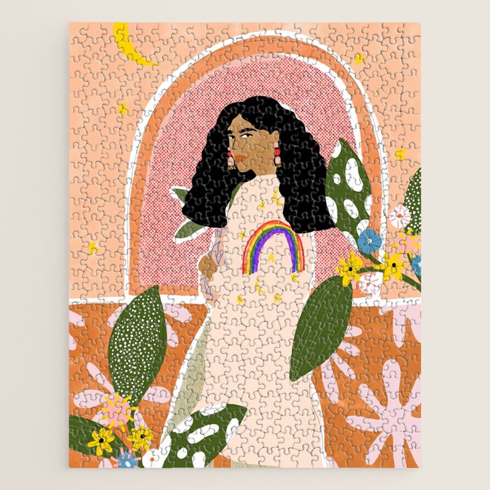 Rainbow Sweater Jigsaw Puzzle Gallery Image 1