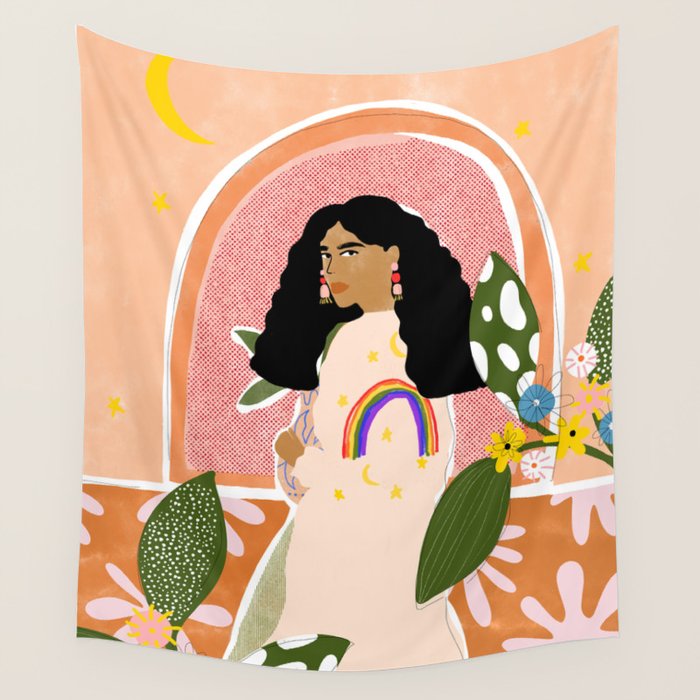 Rainbow Sweater Wall Tapestry Gallery Image 1