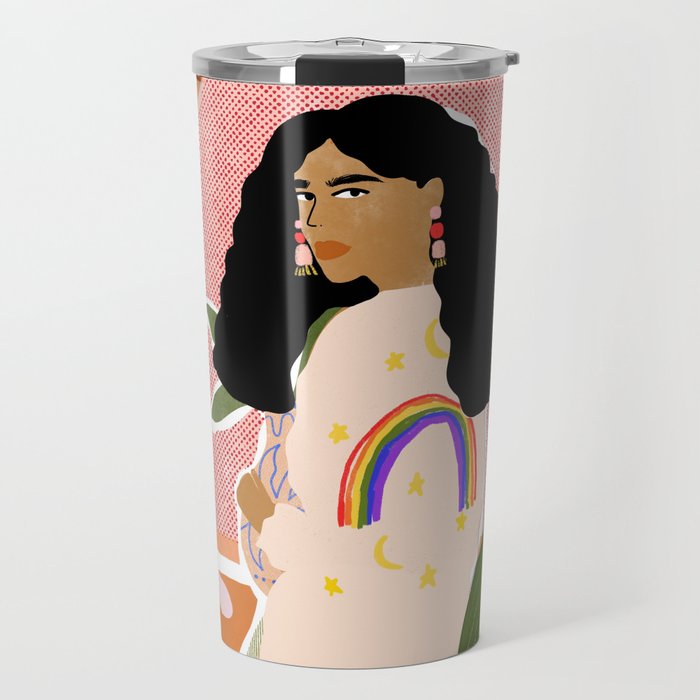 Rainbow Sweater Travel Mug Gallery Image 1