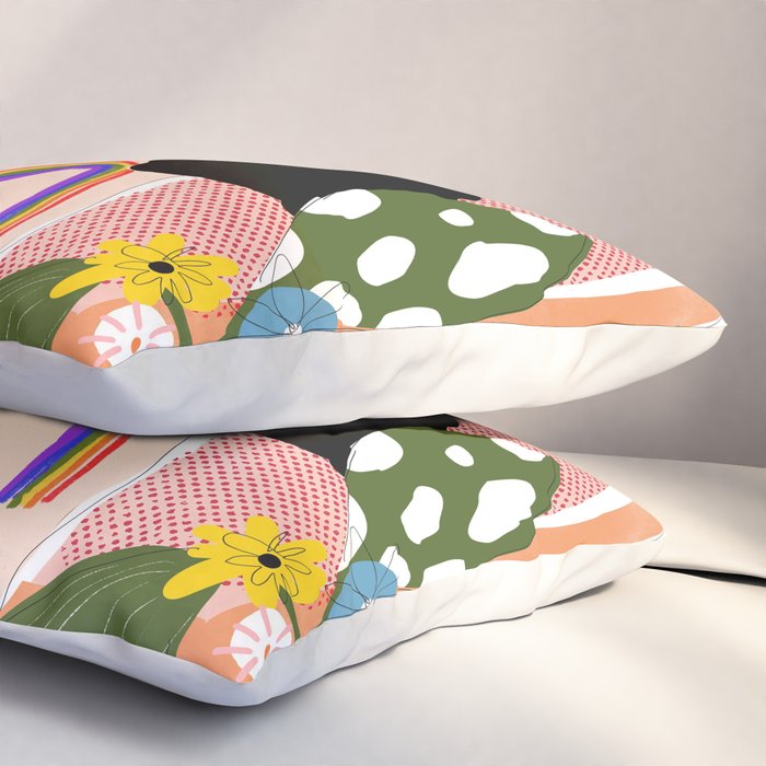 Rainbow Sweater Pillow Sham Gallery Image 3