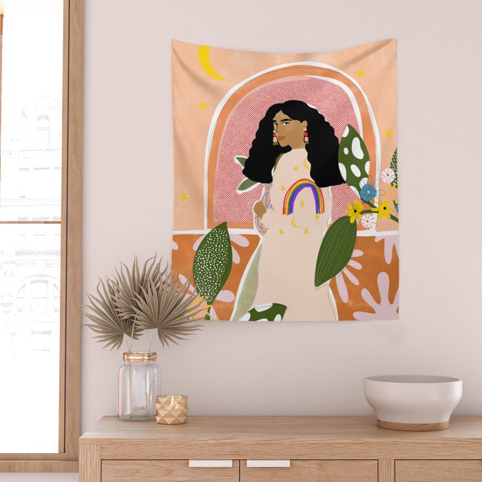 Rainbow Sweater Wall Tapestry Gallery Image 2