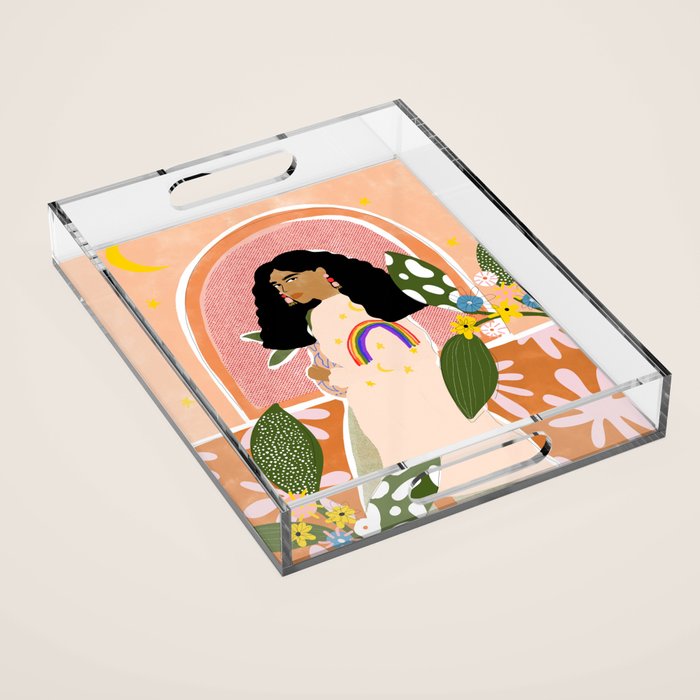 Rainbow Sweater Acrylic Tray Gallery Image 1