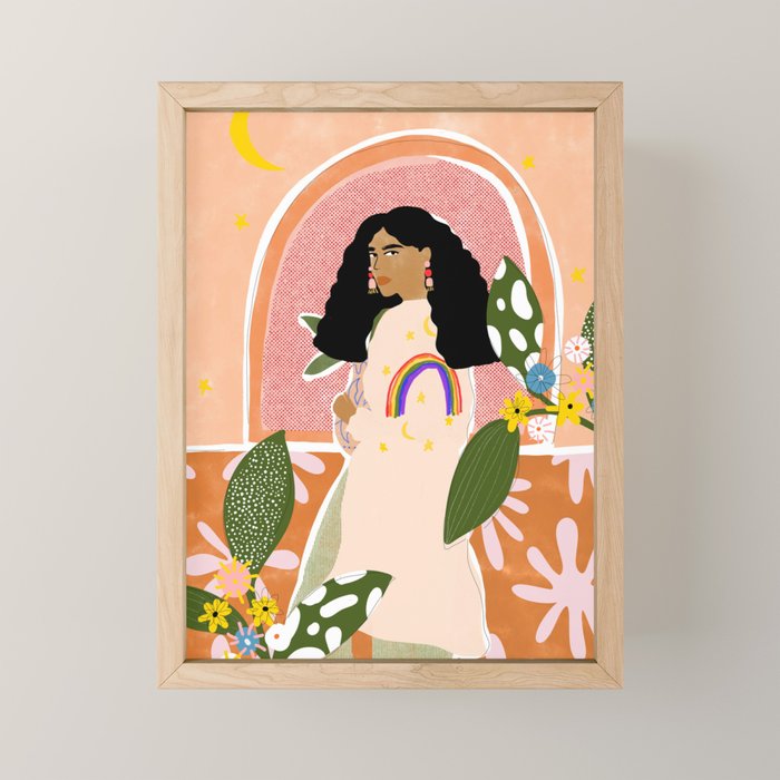 Rainbow Sweater Mini Art Print Gallery Image 1