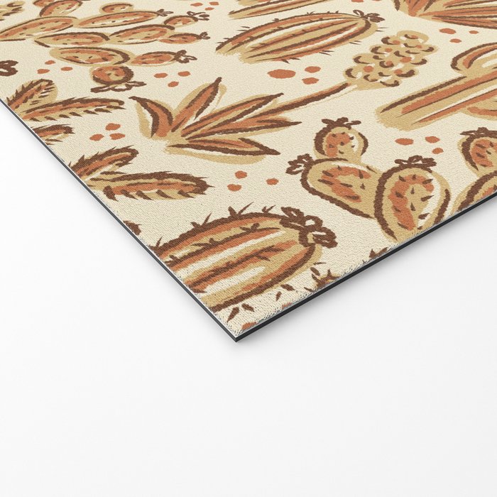 Cactus Desert - gold and copper Welcome Mat Gallery Image 2