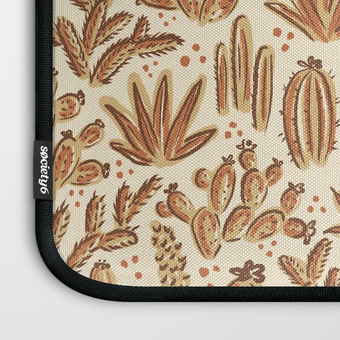 Cactus Desert - gold and copper Laptop Sleeve Gallery Image 3