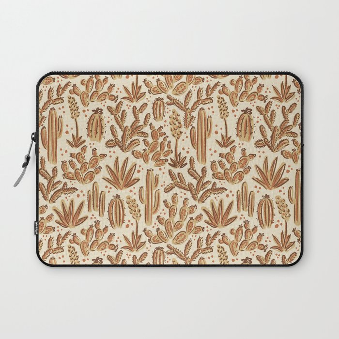 Cactus Desert - gold and copper Laptop Sleeve Gallery Image 1