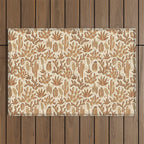 Cactus Desert - gold and copper Outdoor Rug Gallery Image 1