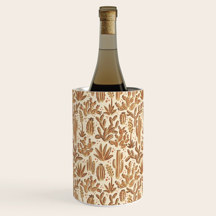 Cactus Desert - gold and copper Wine Chiller Gallery Image 3