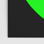 Black and Green Alien Head Shape Poster Gallery Image 3