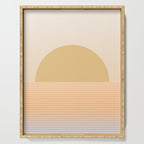 Sunrise / Sunset Abstract Gradient III Serving Tray Gallery Image 1