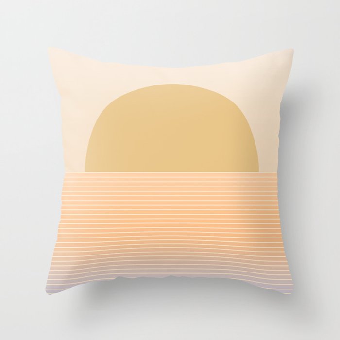 Sunrise / Sunset Abstract Gradient III Throw Pillow Gallery Image 6