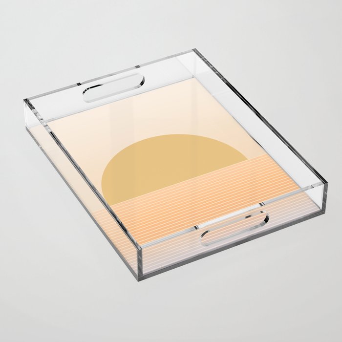 Sunrise / Sunset Abstract Gradient III Acrylic Tray Gallery Image 1