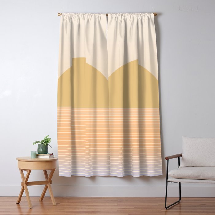 Sunrise / Sunset Abstract Gradient III Window Curtain Gallery Image 5