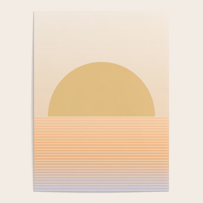 Sunrise / Sunset Abstract Gradient III Poster Gallery Image 4