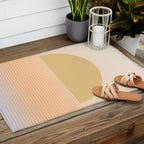 Sunrise / Sunset Abstract Gradient III Outdoor Rug Gallery Image 2