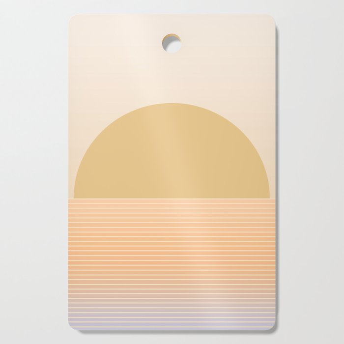 Sunrise / Sunset Abstract Gradient III Cutting Board Gallery Image 1