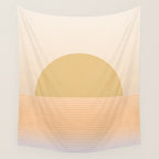 Sunrise / Sunset Abstract Gradient III Wall Tapestry Gallery Image 4