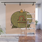 Libra Pumpkin Wall Mural Gallery Image 1