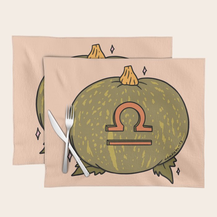 Libra Pumpkin Placemat Gallery Image 1