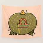 Libra Pumpkin Wall Tapestry Gallery Image 4